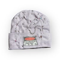 Image 1 of KV BEANIE (Silver chain) Light Purple 