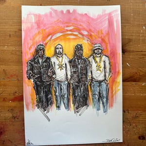 DUMP ON EM ORIGINAL ILLUSTRATION 12x18"