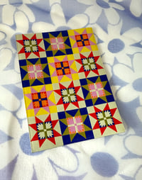 Image 2 of Star Quilt-Woven Mending Sticker Patch