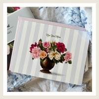 Image 1 of "Love You Mom" Mother's Day Card with Roses Embossed Greeting Card