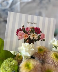 Image 4 of "Love You Mom" Mother's Day Card with Roses Embossed Greeting Card