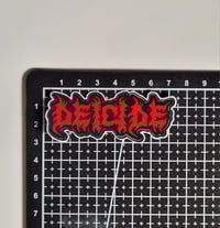 Image 2 of Deicide Logo Matte Vinyl Sticker