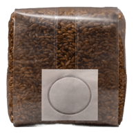 Sterilized Grain Spawn Bags | 2 lb & 5 lb | Rye, Popcorn, 5-Grain Blend | ShroomShow™