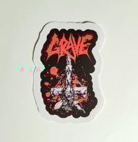 Image 1 of Grave The Rack Matte Vinyl Sticker