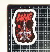 Image 2 of Grave The Rack Matte Vinyl Sticker