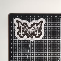 Image 2 of Mayhem Band Logo Matte Vinyl Sticker