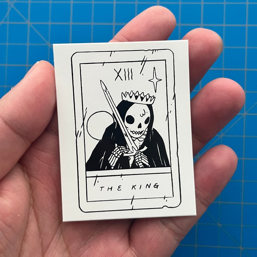 Image of B&W Tarot Sticker Set