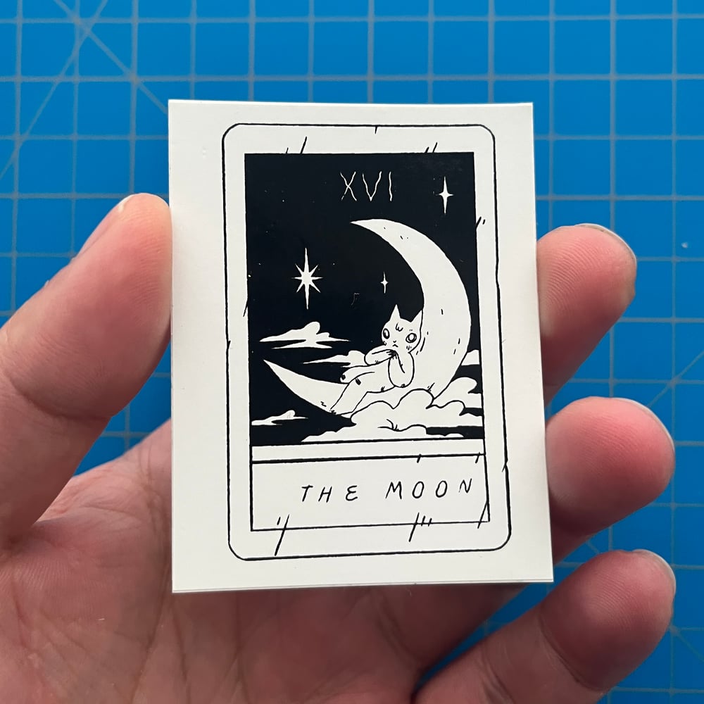 Image of B&W Tarot Sticker Set