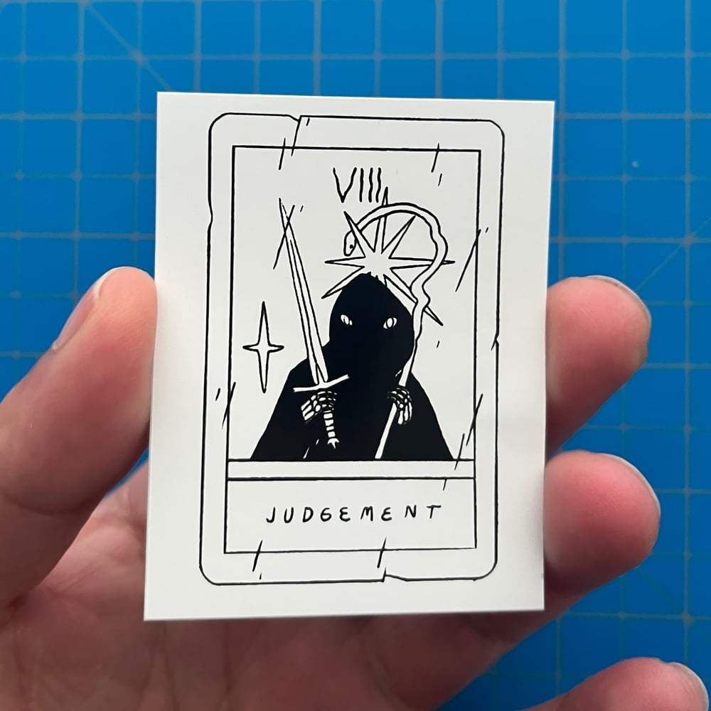 Image of B&W Tarot Sticker Set