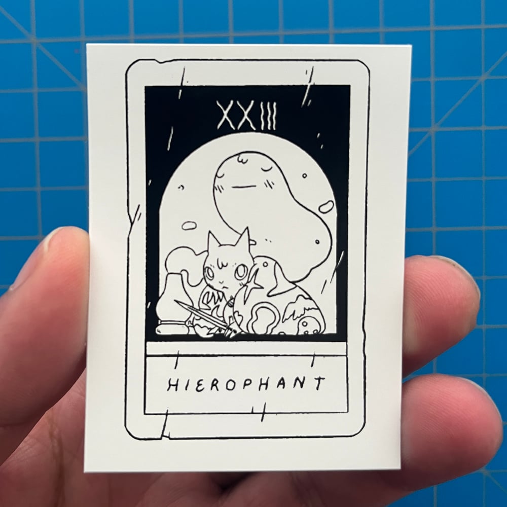 Image of B&W Tarot Sticker Set