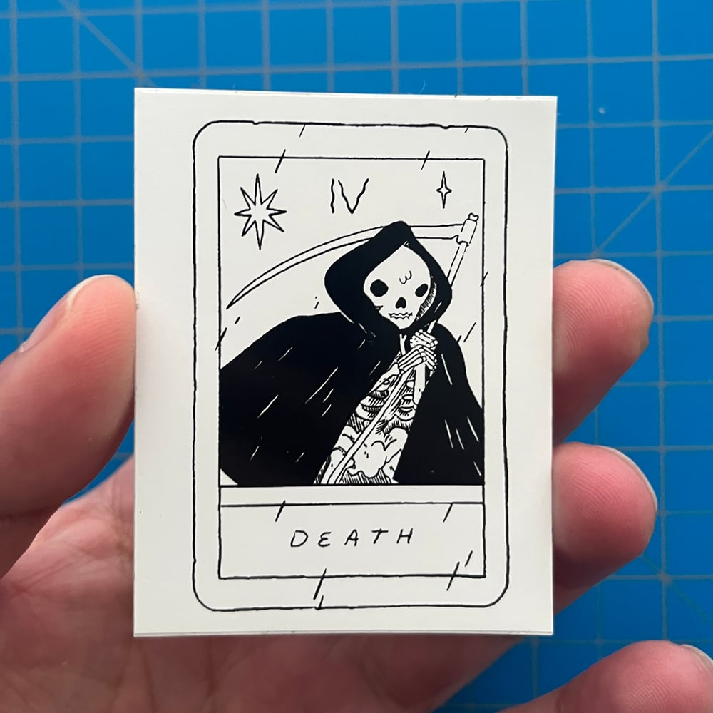 Image of B&W Tarot Sticker Set