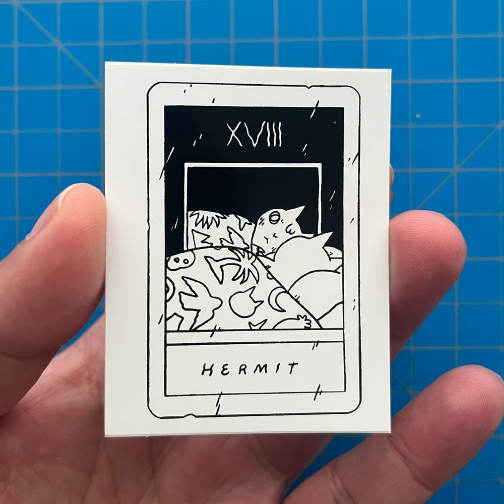 Image of B&W Tarot Sticker Set