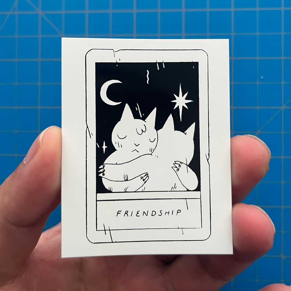 Image of B&W Tarot Sticker Set