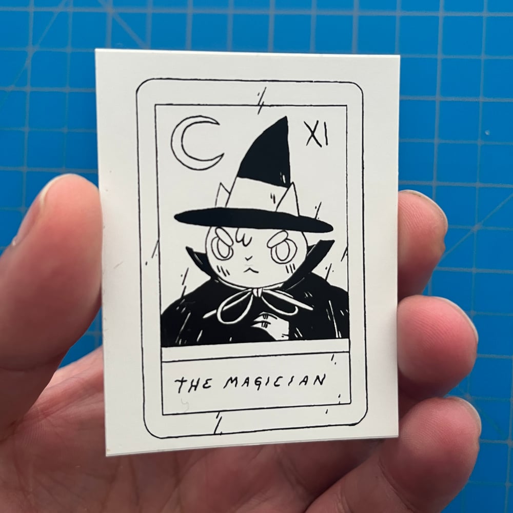 Image of B&W Tarot Sticker Set