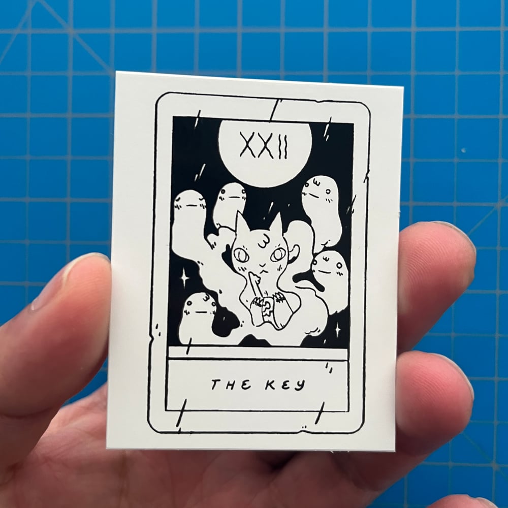 Image of B&W Tarot Sticker Set