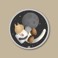 Image 1 of "Space Cat" Sticker