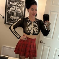mesh rib cage crop top shirt