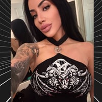 Image 2 of one of a kind baphomet top 