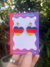Game day love earrings 