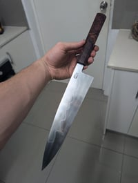 Image 1 of 240 ashigaru gyuto - rosewood handle