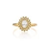 sunflower oval diamond 0.50 ct