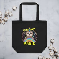 Lets Not Panic Sloth Eco Tote Bag