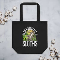 Easily Distracted by Sloths Eco Tote Bag