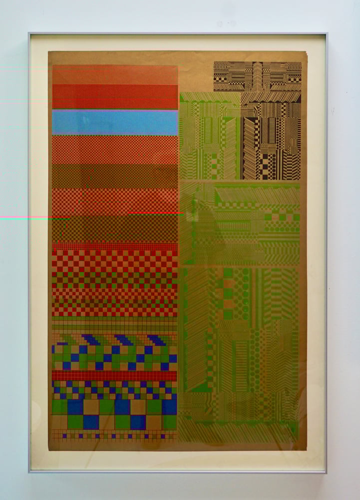 Image of eduardo paolozzi / geometric variations (proof) BLUE / 40/002 