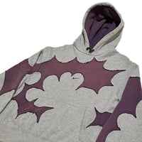 Image 4 of (M) Nike Spiky Hoodie Grey Purple "Zore" 545