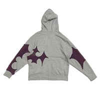 Image 3 of (M) Nike Spiky Hoodie Grey Purple "Zore" 545