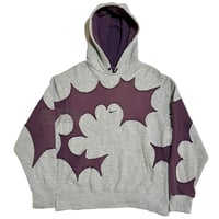 Image 1 of (M) Nike Spiky Hoodie Grey Purple "Zore" 545