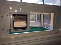 Image 1 of 24 inch Deluxe KP Cat Window Patio-Catio-Solarium (Large Deluxe model)