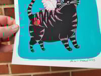 Image 3 of Cupid Cat Gouache Illustration
