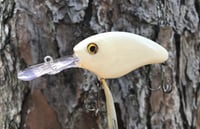 Image 2 of SPEEDBAITS Custom Airbrushed Evergreen Combat Crank CLONE Crankbait BONE