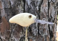 Image 4 of SPEEDBAITS Custom Airbrushed Evergreen Combat Crank CLONE Crankbait BONE