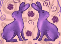 Image 4 of Sitting Hares