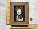 Käärme Embellished Skeleton Framed Embroidery