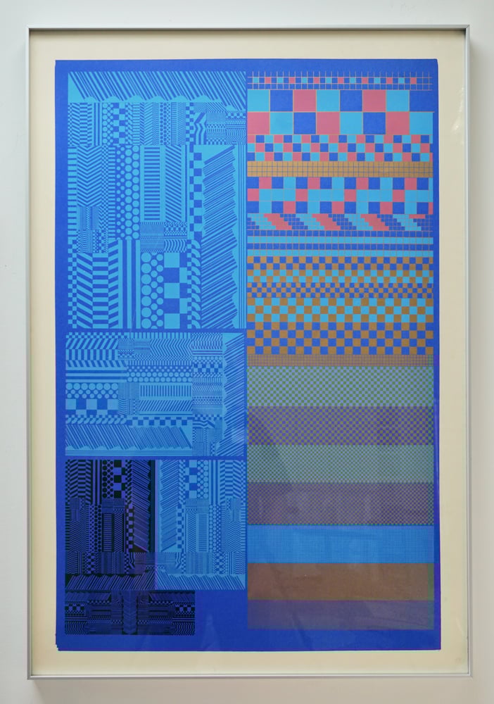 Image of eduardo paolozzi / geometric variations (proof) GREEN / 40/012 