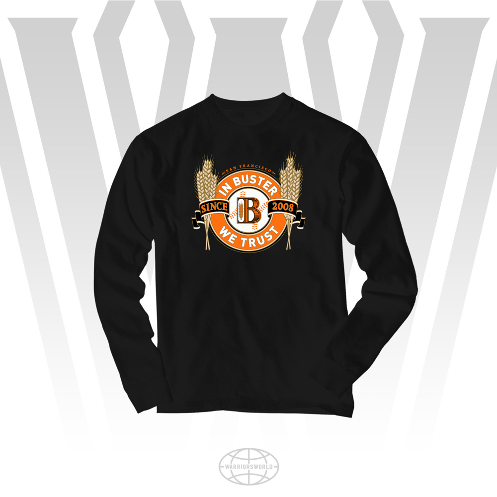 In Buster we Trust LS (Black)