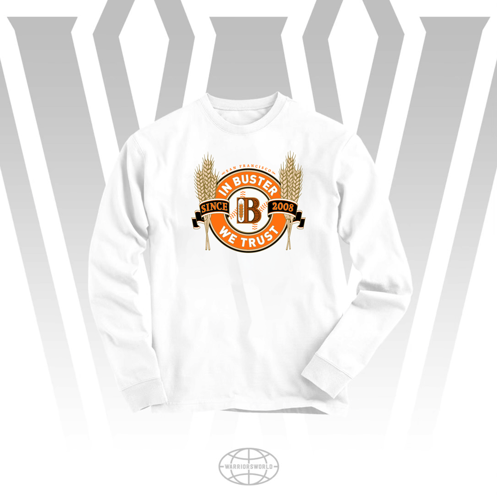 In Buster we Trust LS (White)