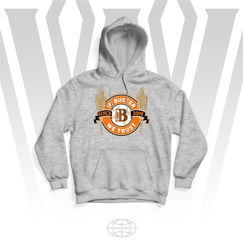 In Buster we Trust Hoodie (Grey)