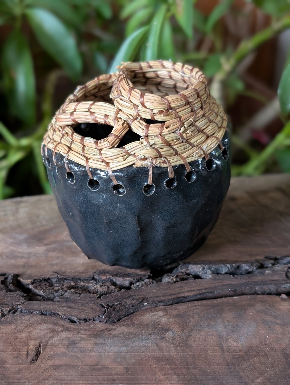 Black Pine Needle Bowl