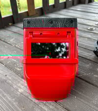Image 3 of Red Hobart Black Floral