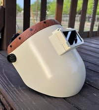 Image 1 of Brown Floral Welding Hood