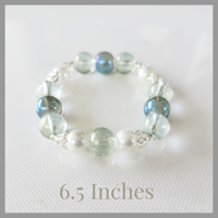 Image 2 of   NEW!!! Blue Green Skies Bracelet/Green Sky Earrings  for Kids Teens Girls