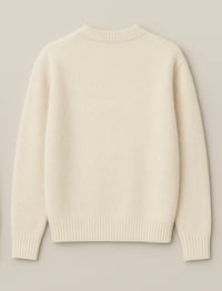 Image 2 of Red Wine Spill Cashmere Sweater 