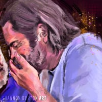 Image 3 of Never Afraid | Bill & Frank The Last of Us Painting