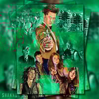 Image 1 of Doctor Who | Matt Smith Eleventh Doctor Painting