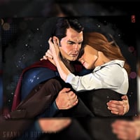 Image 4 of The Woman I Love | Superman & Lois Lane Painting