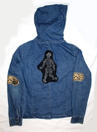 Image 2 of Happy Camper Denim Zip Jacket (Size L)